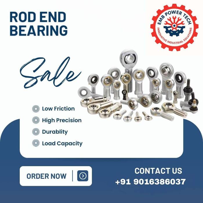 Rod End Bearing — EMB POWERTECH Bearing Suppliers Vatva Ahmedabad
